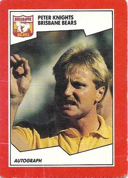 1989 Scanlens VFL #149 Peter Knights Front
